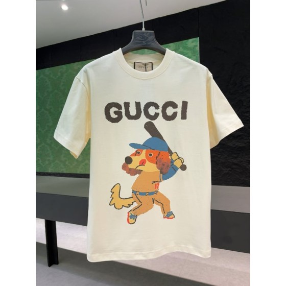 Gucci Early Spring Collection High-Weight Short-Sleeve